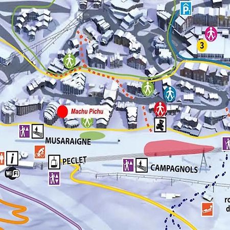 Enjoy Charming Machu Leilighet Val Thorens Eksteriør bilde